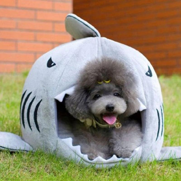 Warm Soft Shark Pet Kennel