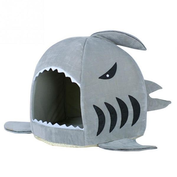 Warm Soft Shark Pet Kennel
