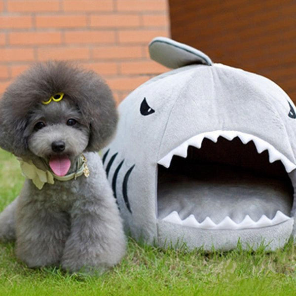 Warm Soft Shark Pet Kennel