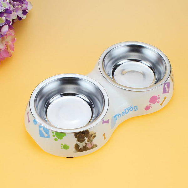 Removable Double Stainless Steel Bowl