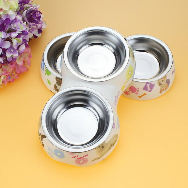 Removable Double Stainless Steel Bowl