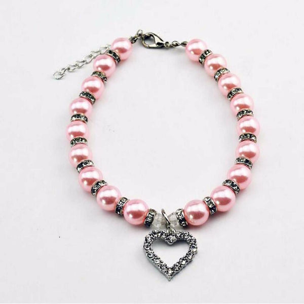 Pearl Necklace Pet Accessory