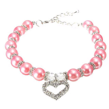 Pearl Necklace Pet Accessory