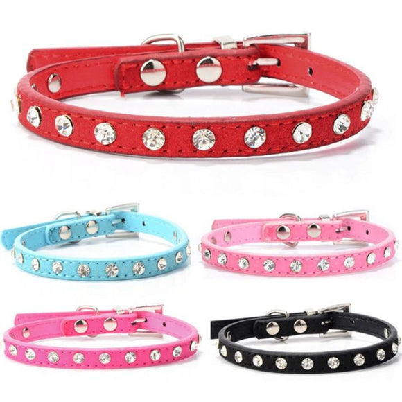 Collar Bell Rhinestone Neck Strap