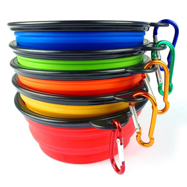 Collapsible Silicone Feeding Travel Bowls