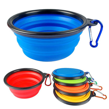 Collapsible Silicone Feeding Travel Bowls
