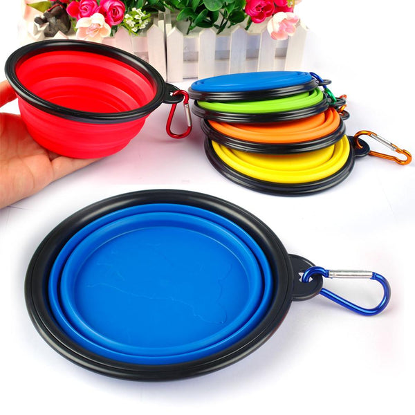 Collapsible Silicone Feeding Travel Bowls