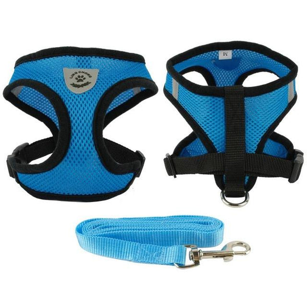 Breathable Air Nylon Mesh Puppy Harness and Leash