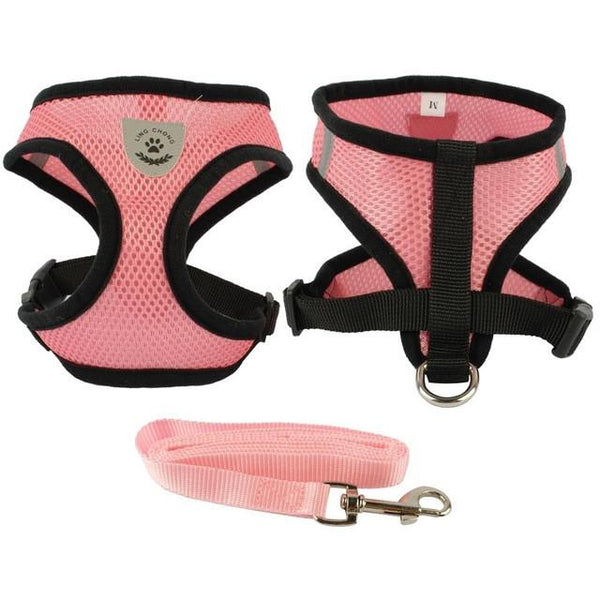 Breathable Air Nylon Mesh Puppy Harness and Leash